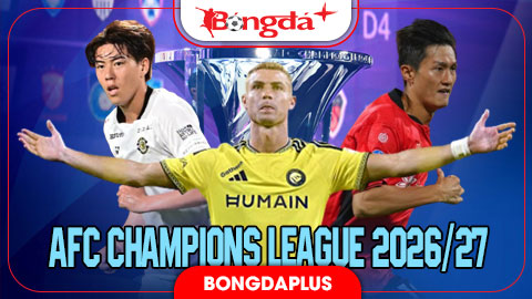 Lịch thi đấu AFC Champions League 2026/27: Lượt trận 4 vòng phân hạng